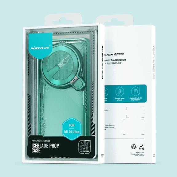 For Xiaomi 14 Ultra NILLKIN Ice Sky Prop Series Cover Version Phone Case(Green)