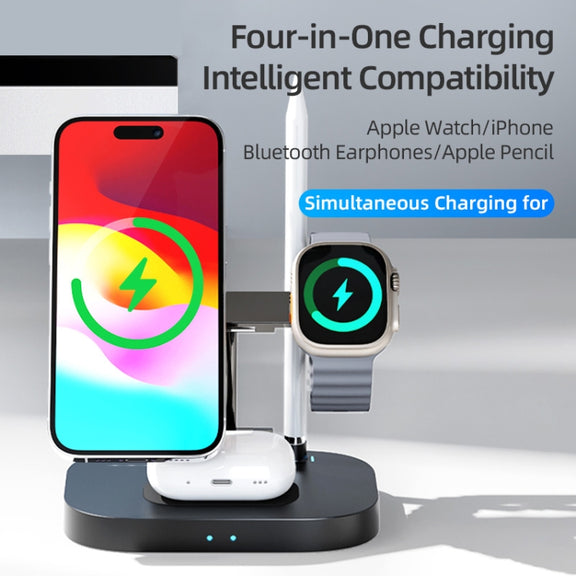 ROCK W52 4 in 1 Multifunctional Foldable Wireless Charger Stand