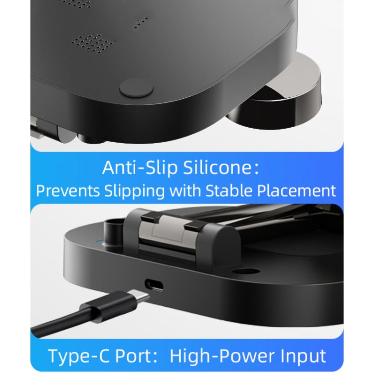 ROCK W52 4 in 1 Multifunctional Foldable Wireless Charger Stand