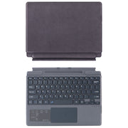 For Microsoft Surface Pro 10 / Pro 9 2089A Wireless Bluetooth Keyboard Leather Case with Touchpad(Grey)