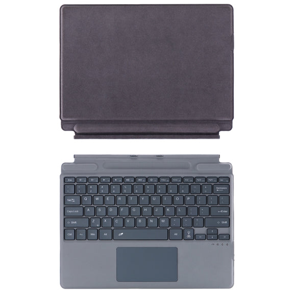 For Microsoft Surface Pro 10 / Pro 9 2089D Backlight Wireless Bluetooth Keyboard Leather Case with Touchpad(Grey)
