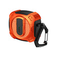 For AirPods 3 Lock Shockproof Bluetooth Earphone Protective Case(Black Orange) - For AirPods 3 by PMC Jewellery | Online Shopping South Africa | PMC Jewellery | Buy Now Pay Later Mobicred