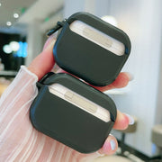 For AirPods Pro 2 / Pro 3D Colorful Pattern Bluetooth Earphone Protective Case(Black Flower)