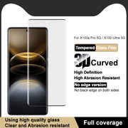 For vivo X100s Pro / X100 Ultra imak 3D Curved Full Screen Tempered Glass Film