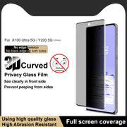 For vivo X100 Ultra imak 3D Curved Privacy Full Screen Tempered Glass Film