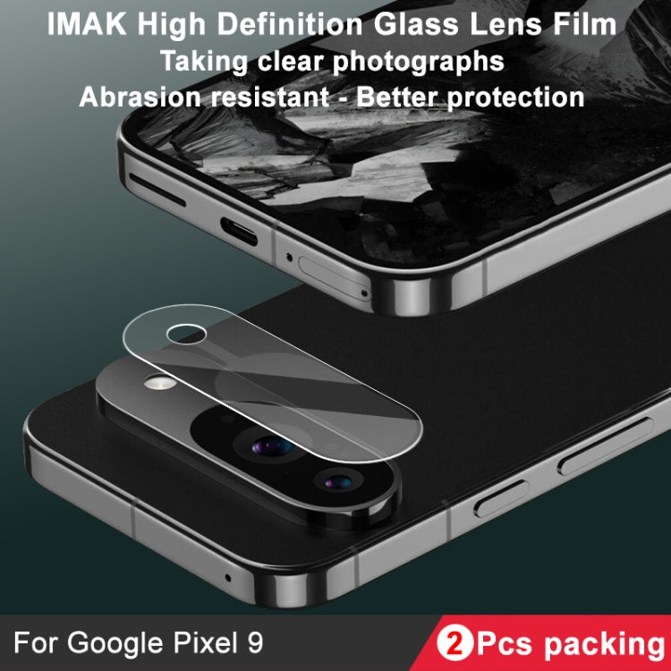 For Google Pixel 9 2pcs/Set imak HD Glass Rear Camera Lens Film