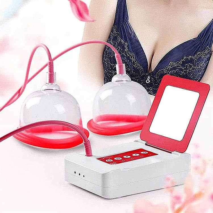 Portable USB Charging Chest Electric Massage Instrument, Style:Ordinary Paragraph(B Cup)