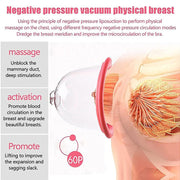 Portable USB Charging Chest Electric Massage Instrument, Style:Ordinary Paragraph(C Cup)