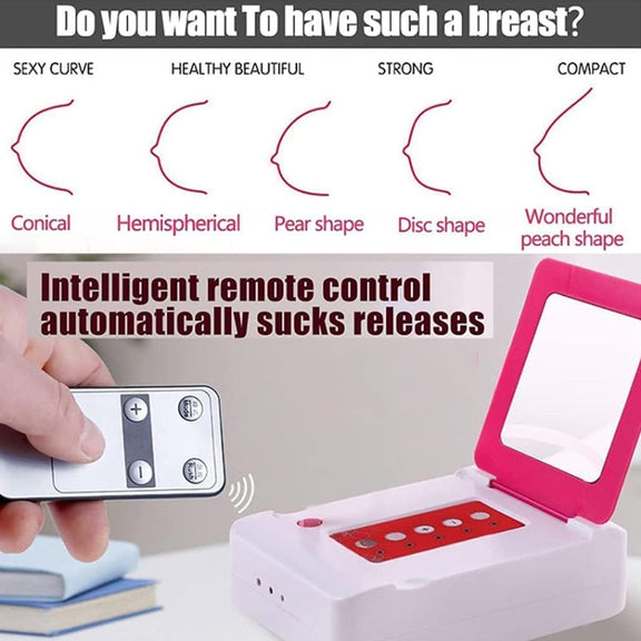 Portable USB Charging Chest Electric Massage Instrument, Style:Ordinary Paragraph(C Cup)