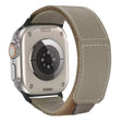 For Apple Watch Ultra 49mm Loop Woven Nylon Watch Band(Khaki) - Watch Bands by PMC TechLife | Online Shopping South Africa | PMC TechLife | Buy Now Pay Later Mobicred