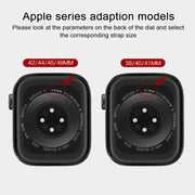For Apple Watch Ultra 49mm Loop Woven Nylon Watch Band(Midnight)