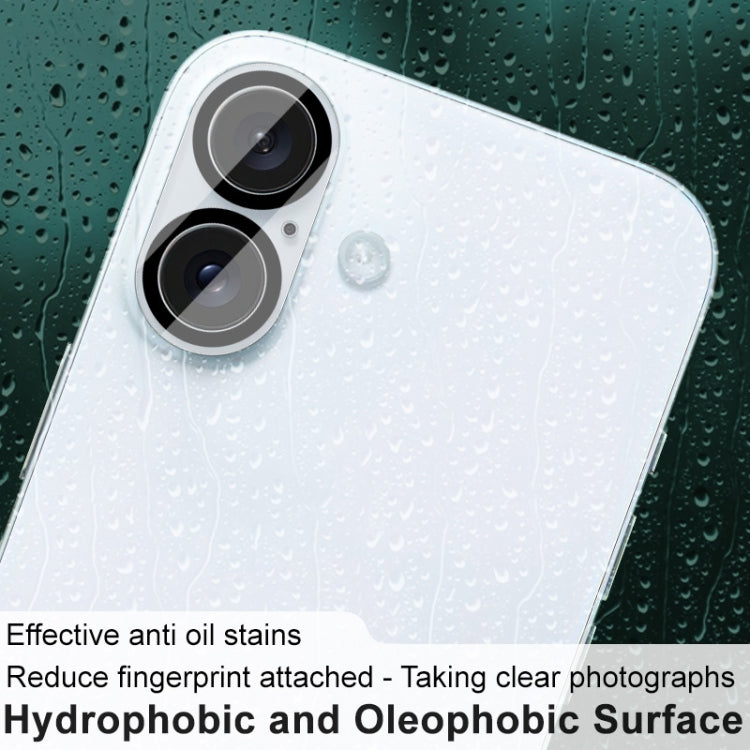For iPhone 16 / 16 Plus imak High Definition Integrated Glass Lens Film