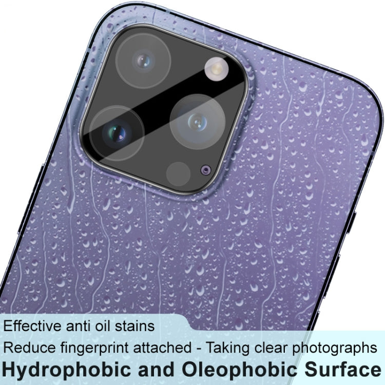 For iPhone 16 Pro / 16 Pro Max imak High Definition Integrated Glass Lens Film Black Version