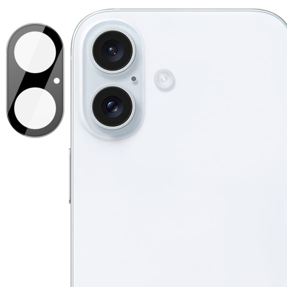 For iPhone 16 / 16 Plus imak High Definition Integrated Glass Lens Film Black Version
