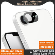 For iPhone 16e imak High Definition Integrated Glass Lens Film Black Version