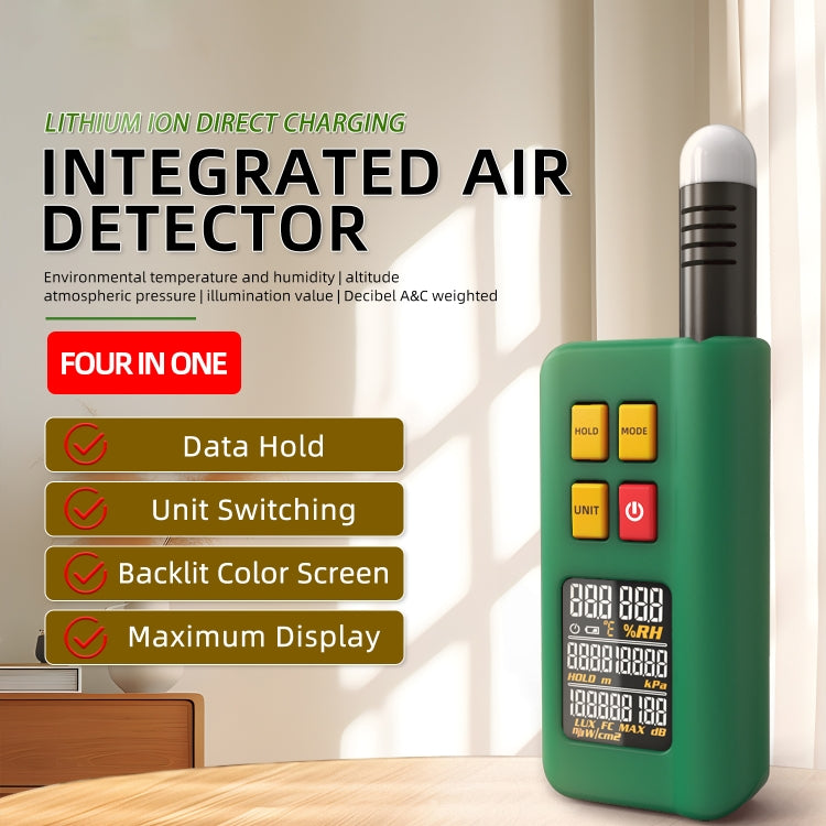 BSIDE GX1 Integrated Environment Monitor Temperature Humidity Altitude Noise Detection
