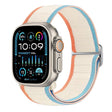 For Apple Watch Ultra 49mm Nylon Elastic Buckle Watch Band(Milky White) - free shipping - PMC TechLife - Order now!