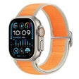 For Apple Watch Ultra 49mm Nylon Elastic Buckle Watch Band(Orange) - Watch Bands by PMC TechLife | Online Shopping South Africa | PMC TechLife | Buy Now Pay Later Mobicred