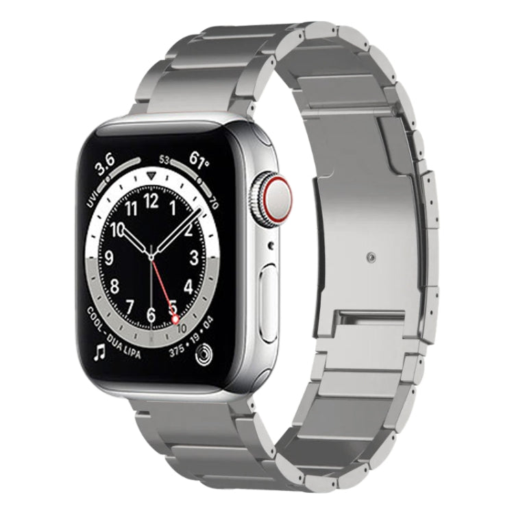 For Apple Watch Series 6 40mm Titanium Metal Watch Band(Silver)