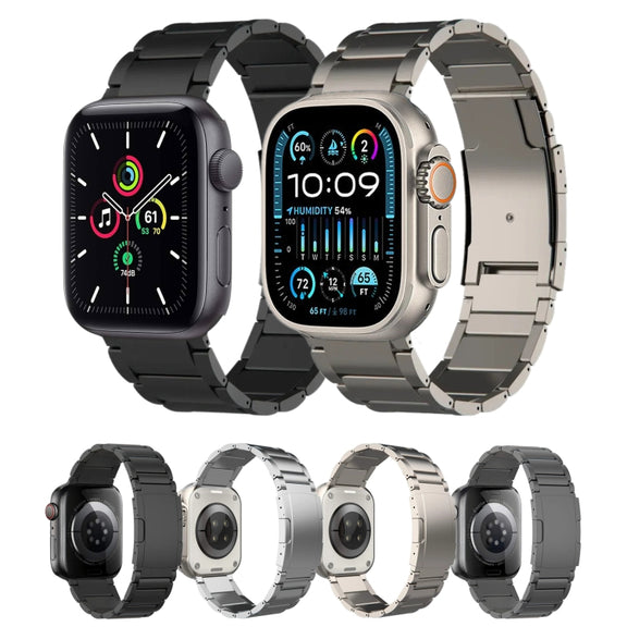 For Apple Watch Series 10 46mm Titanium Metal Watch Band(Silver)