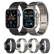 For Apple Watch Series 8 41mm Titanium Metal Watch Band(Silver)