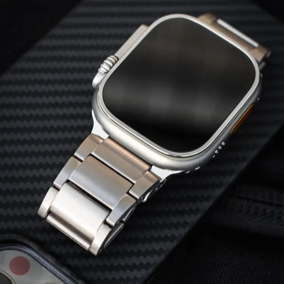 For Apple Watch Series 10 46mm Titanium Metal Watch Band(Silver)