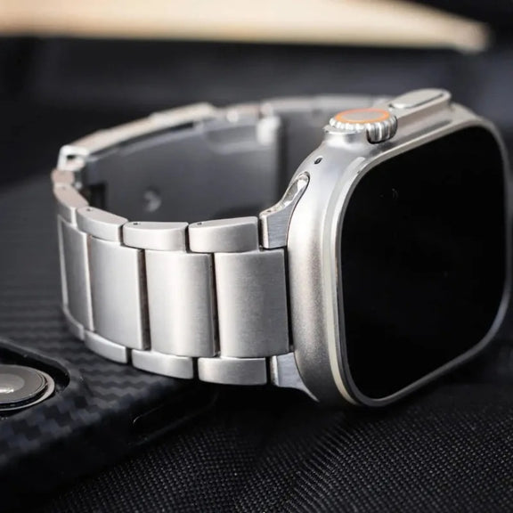 For Apple Watch Series 10 46mm Titanium Metal Watch Band(Silver)