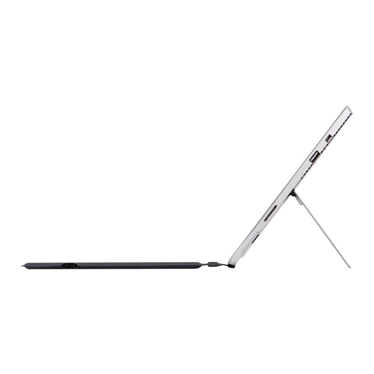 1089DC-PT Portuguese Backlit Magnetic Bluetooth 3.0 Keyboard for Microsoft Surface Pro 7 / 6 / 2017 / 4 / 3(Grey)