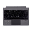 1089DC-DE German Backlit Magnetic Bluetooth 3.0 Keyboard for Microsoft Surface Pro 7 / 6 / 2017 / 4 / 3(Grey) - Others Keyboard by PMC Jewellery | Online Shopping South Africa | PMC Jewellery | Buy Now Pay Later Mobicred