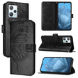 For Blackview A53 Embossed Butterfly Leather Phone Case(Black) - More Brand by PMC TechLife | Online Shopping South Africa | PMC TechLife | Buy Now Pay Later Mobicred