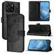 For Blackview Wave 6C Embossed Butterfly Leather Phone Case(Black) - More Brand by PMC TechLife | Online Shopping South Africa | PMC TechLife | Buy Now Pay Later Mobicred