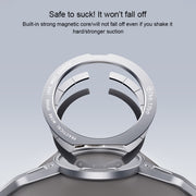 For iPhone 15 Pro Max Aluminum Alloy Frameless 360-Degree Rotating Phone Case(Grey)