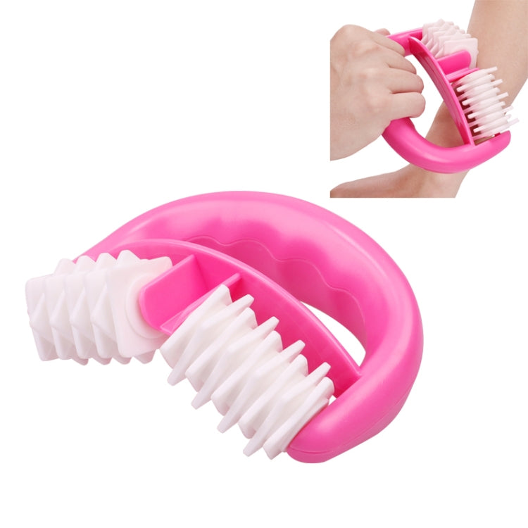 Body Mini Roller Meridian Massager(Rose Red Piece)
