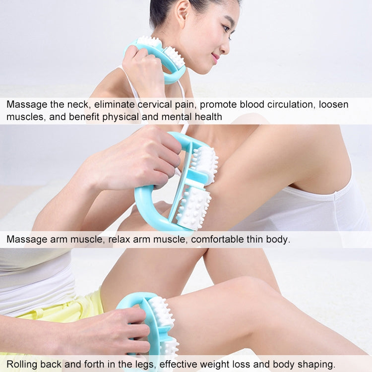 Body Mini Roller Meridian Massager(Blue Piece)