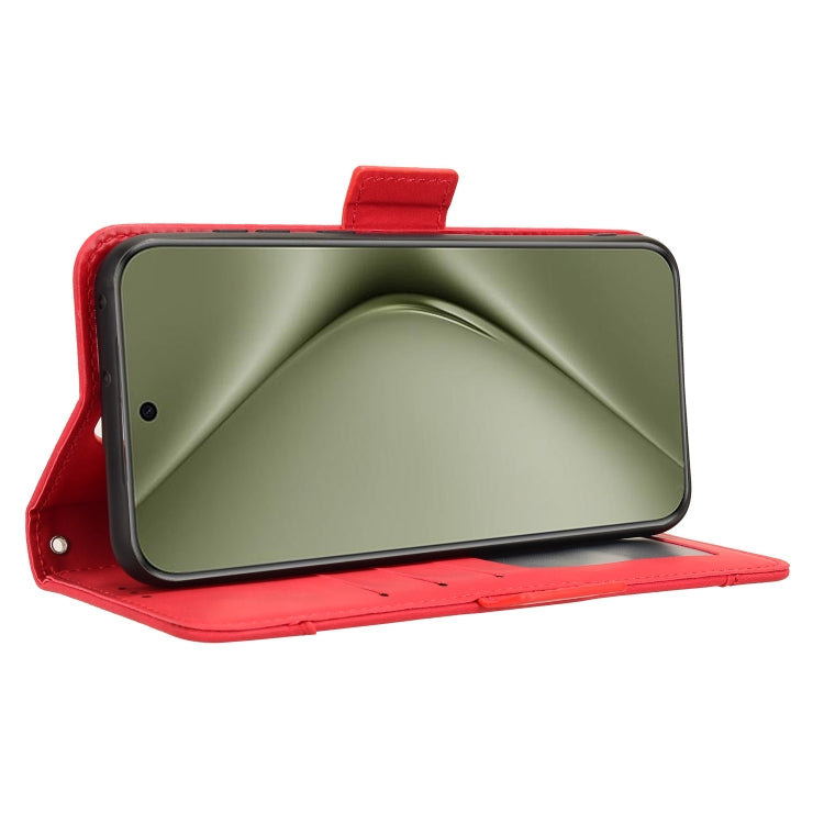 For Huawei Pura 70 Pro / 70 Pro+ Skin Feel Calf Texture Card Slots Leather Phone Case(Red)