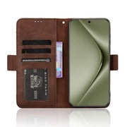 For Huawei Pura 70 Pro / 70 Pro+ Skin Feel Calf Texture Card Slots Leather Phone Case(Brown)