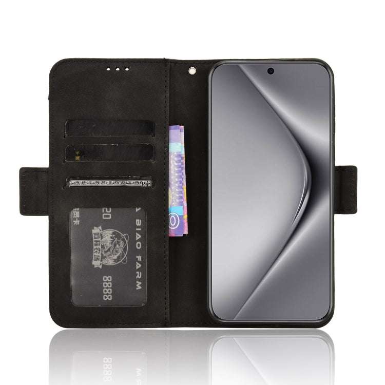 For Huawei Pura 70 Skin Feel Calf Texture Card Slots Leather Phone Case(Black)