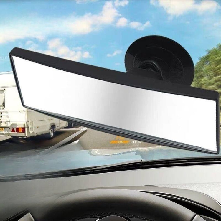 3R 3R-123 Car Suction Cup Curved Wide Angle Rear View Mirror