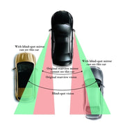 3R 3R-059 Car Auxiliary Side View Mirror Round Blind Spot Wide Angle Mirror