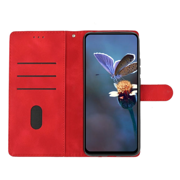 For iPhone 16 Plus Cherry Blossom Butterfly Skin Feel Embossed PU Phone Case(Red)