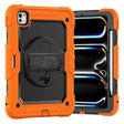 For iPad Pro 11 2024 Silicone Hybrid PC Tablet Case with Shoulder Strap(Orange) - iPad Pro 11 2024 Cases by PMC TechLife | Online Shopping South Africa | PMC TechLife | Buy Now Pay Later Mobicred