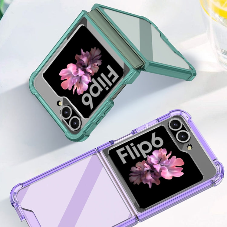 For Samsung Galaxy Z Flip6 GKK Airbag Full Coverage Phone Case(Green)