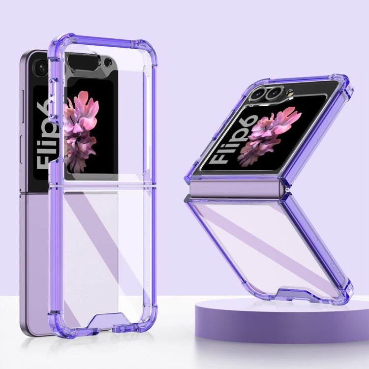 For Samsung Galaxy Z Flip6 GKK Airbag Full Coverage Phone Case(Purple)