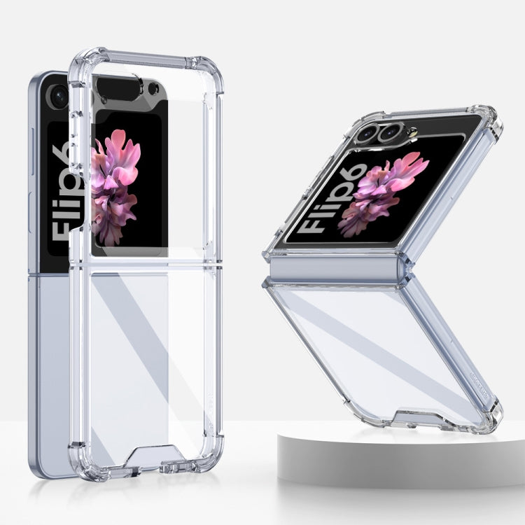 For Samsung Galaxy Z Flip6 GKK Airbag Full Coverage Phone Case(Transparent)