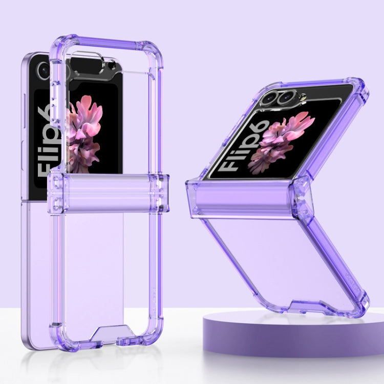 For Samsung Galaxy Z Flip6 / Flip7 FE GKK Airbag Hinge Full Coverage Phone Case(Purple)
