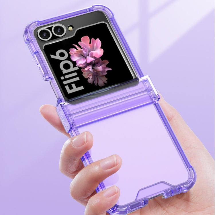 For Samsung Galaxy Z Flip6 / Flip7 FE GKK Airbag Hinge Full Coverage Phone Case(Purple)