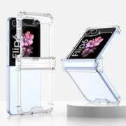 For Samsung Galaxy Z Flip6 GKK Airbag Hinge Full Coverage Phone Case(Transparent)