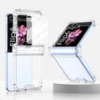 For Samsung Galaxy Z Flip6 / Flip7 FE GKK Airbag Hinge Full Coverage Phone Case with Tempered Film(Transparent) - free shipping - PMC Jewellery - Order now!
