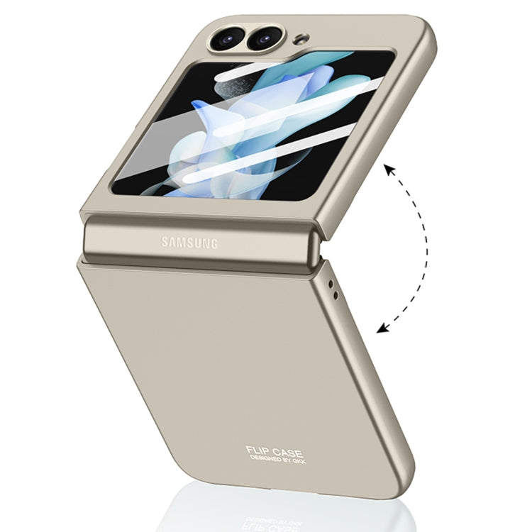 For Samsung Galaxy Z Flip6 GKK Integrated Ultra-thin Full Coverage Phone Case(Silver)