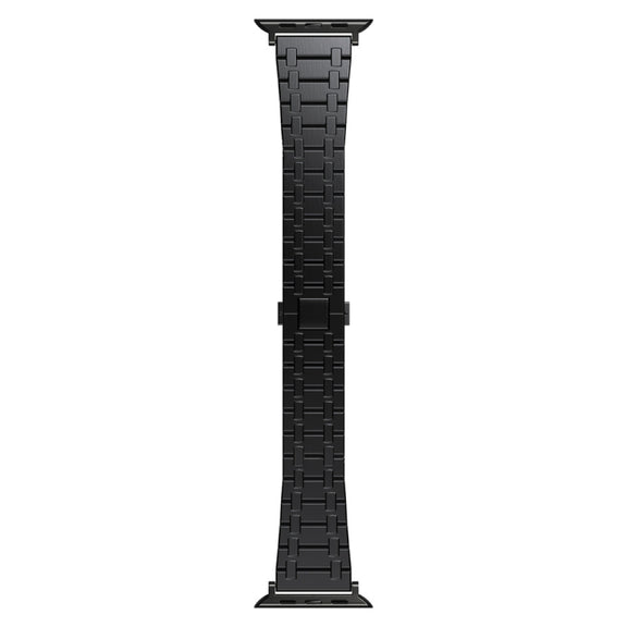 For Apple Watch SE 2023 44mm Modified Oak AP Titanium Alloy Watch Band(Black)